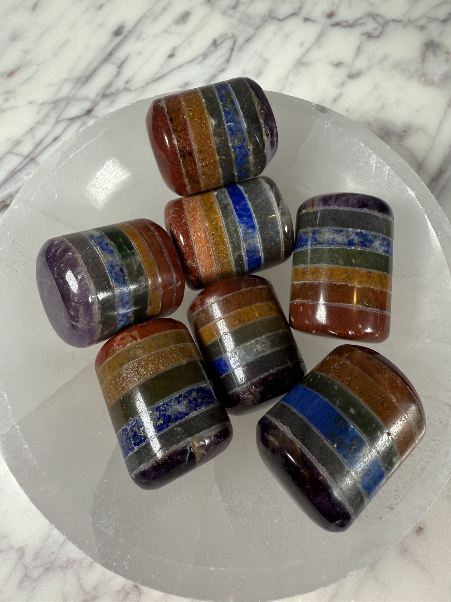 Chakra Bonded Tumble Stones