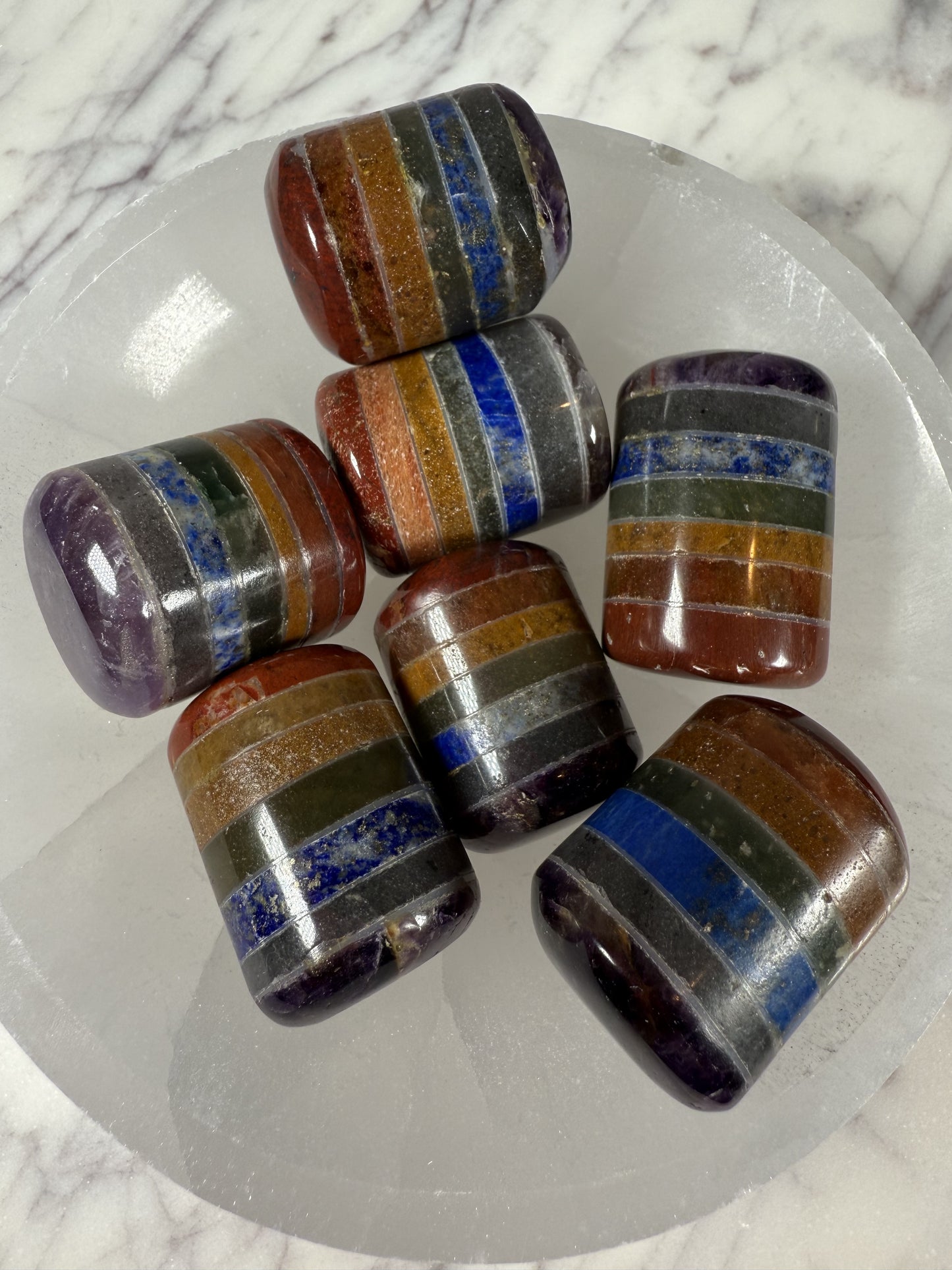Chakra Bonded Tumble Stones