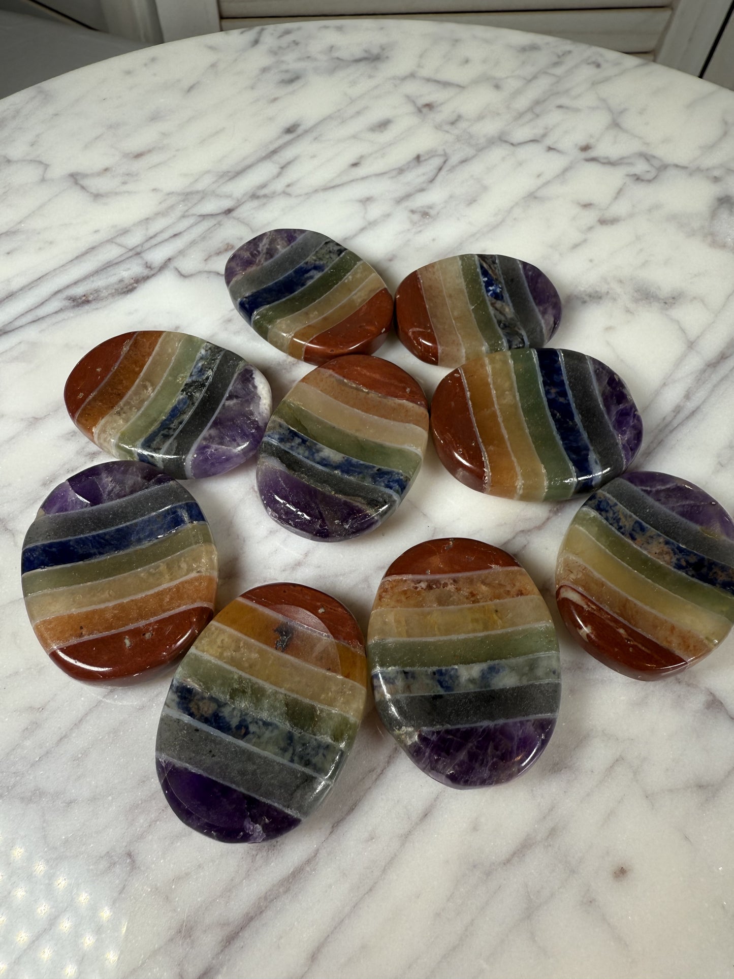 Chakra Bonded Worry Stones
