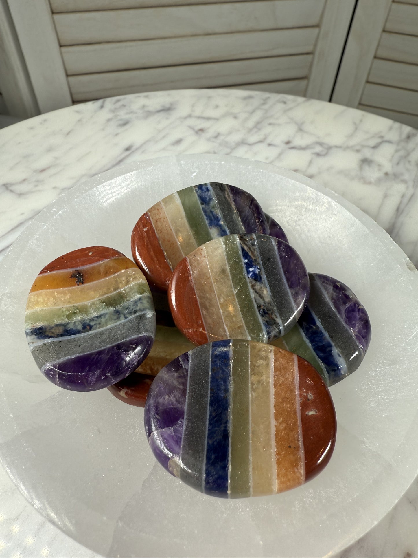 Chakra Bonded Worry Stones