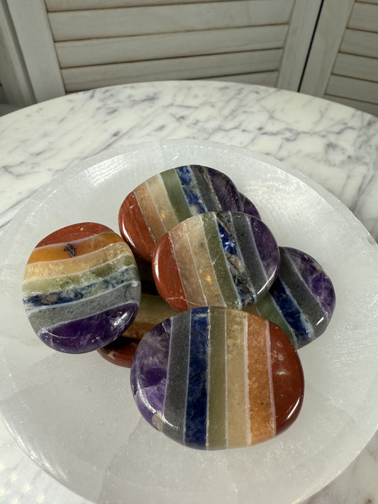 Chakra Bonded Worry Stones