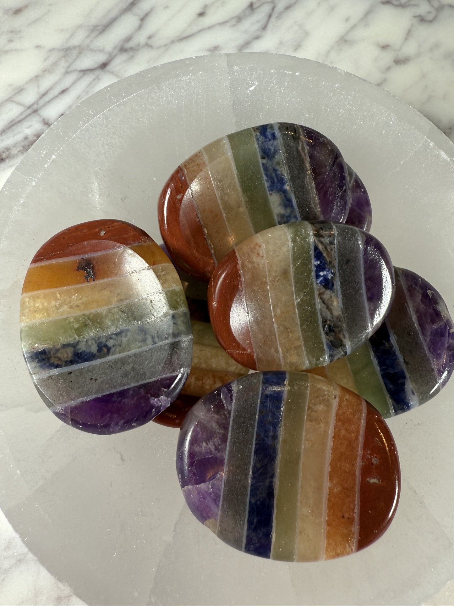 Chakra Bonded Worry Stones