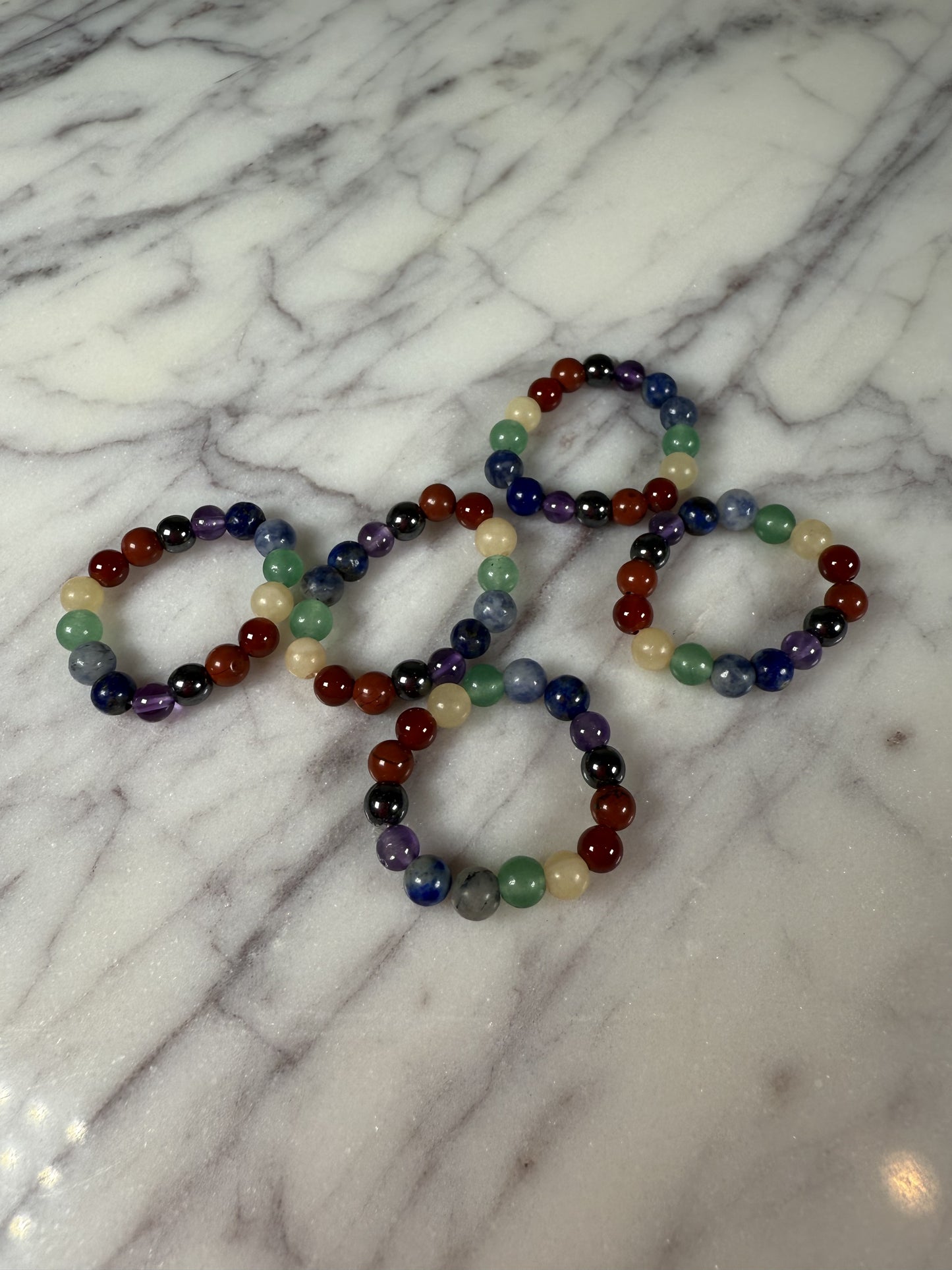 Chakra Mini Bead Rings