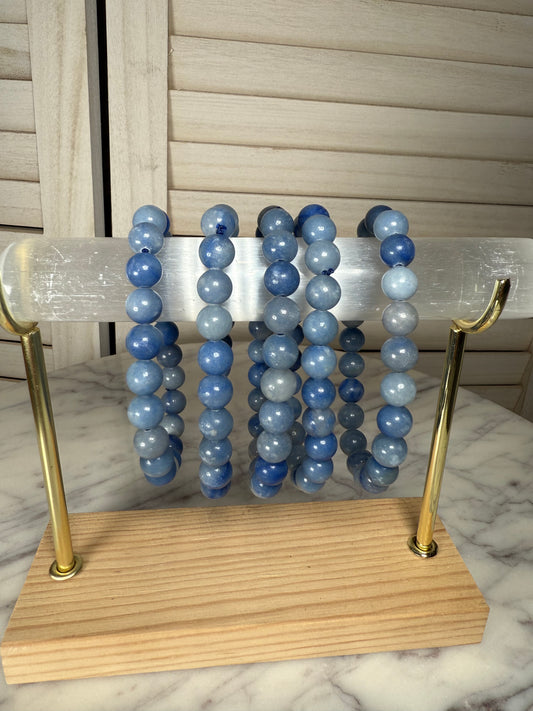 8mm Blue Quartz Bracelet