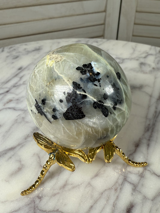 Green Moonstone Sphere