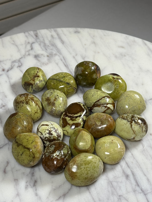 Green Opal Tumble Stone