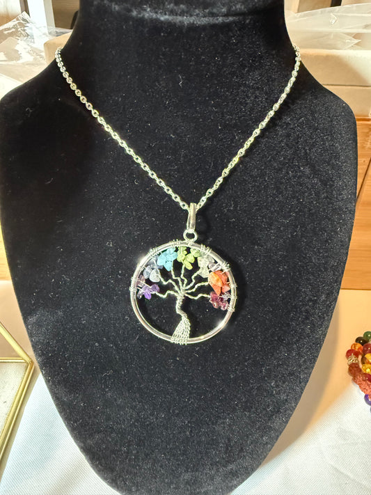 Chakra Tree of Life Pendant