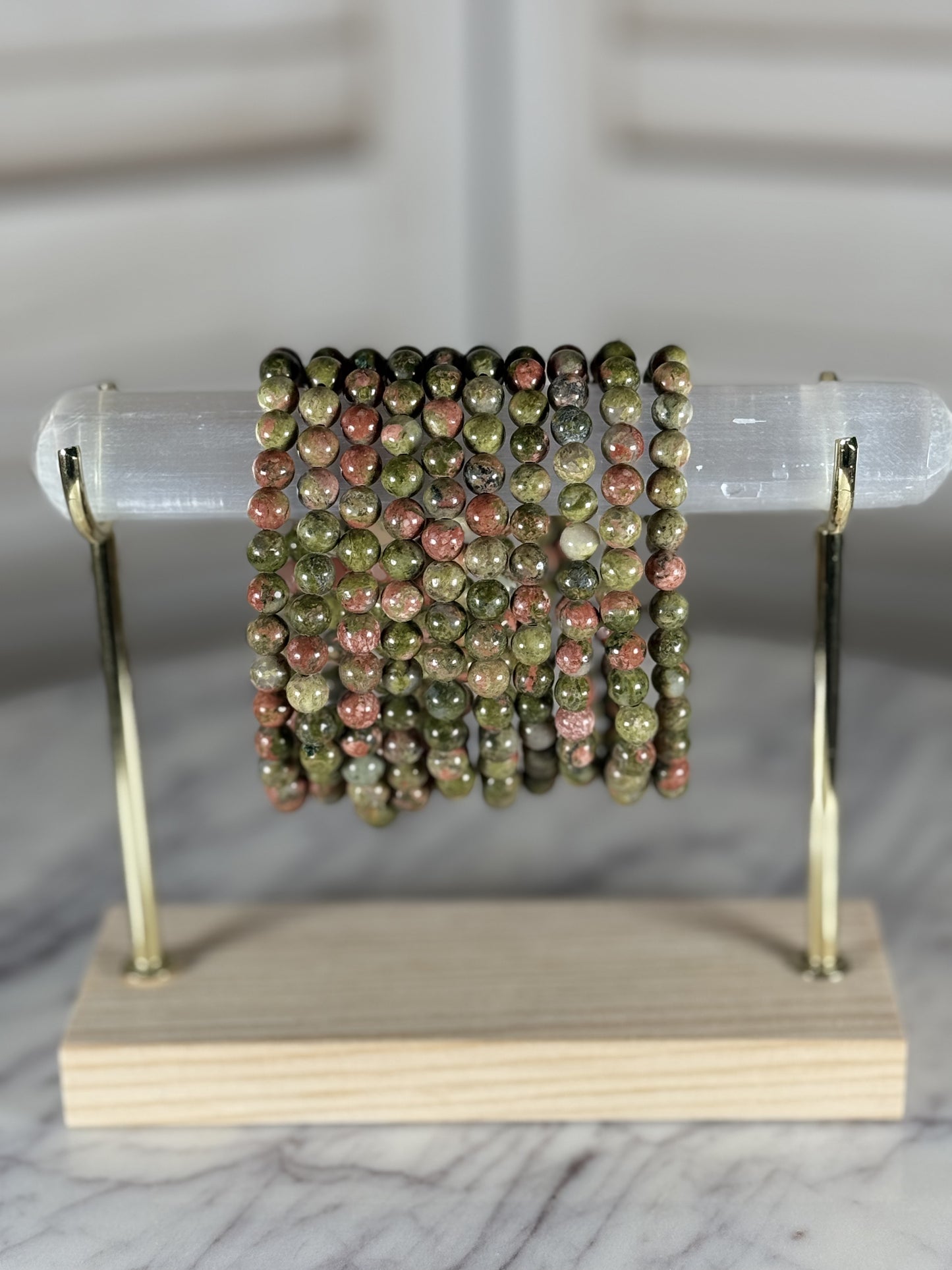 6mm Unakite Bracelet