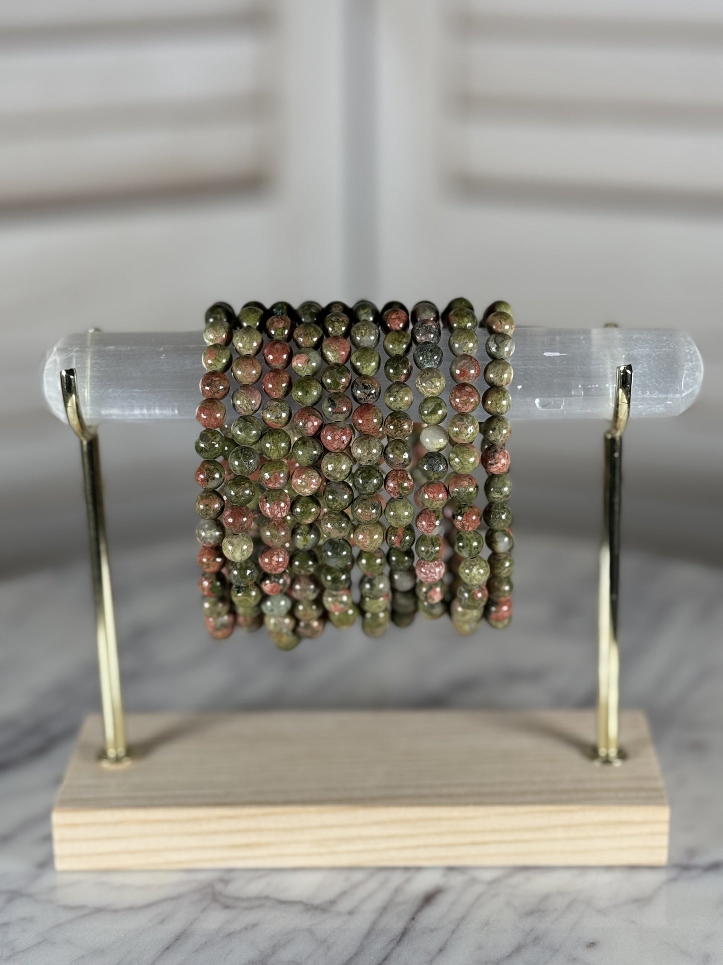 6mm Unakite Bracelet