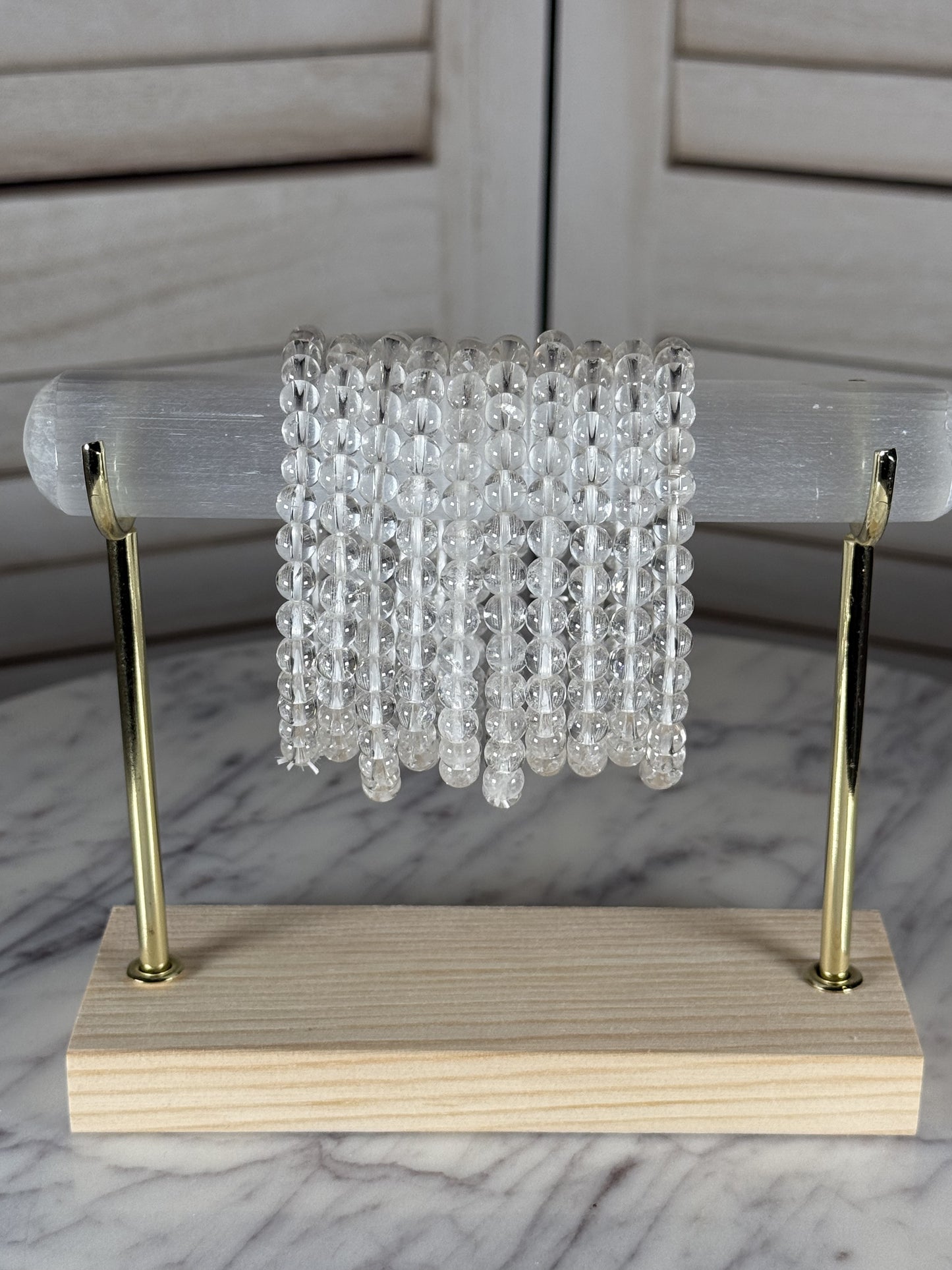 6mm Clear Quartz Bracelet