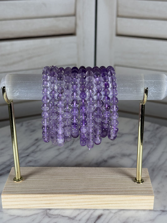 6mm Amethyst Bracelet