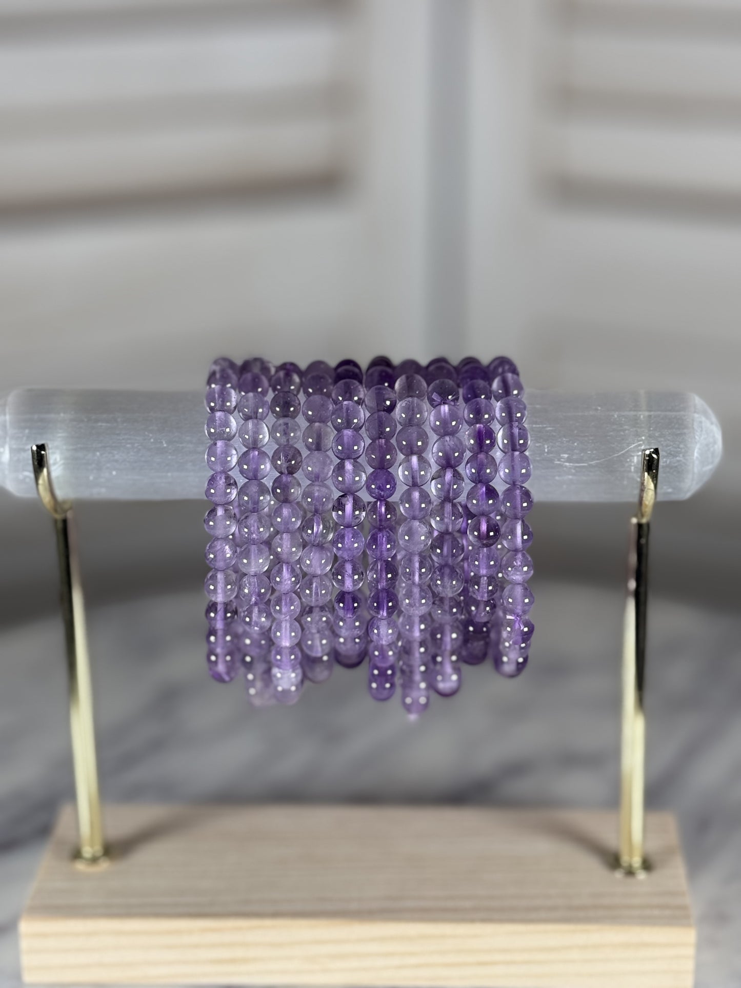 6mm Amethyst Bracelet