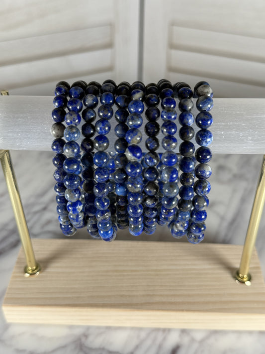 6mm Lapis Lazuli Bracelet