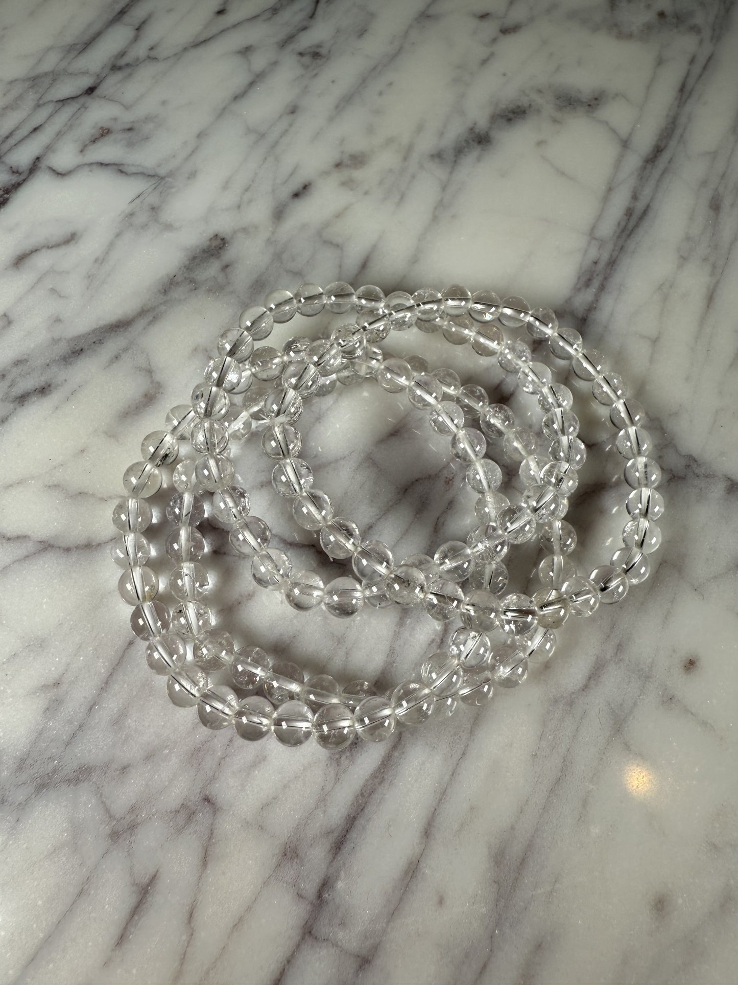 6mm Clear Quartz Bracelet