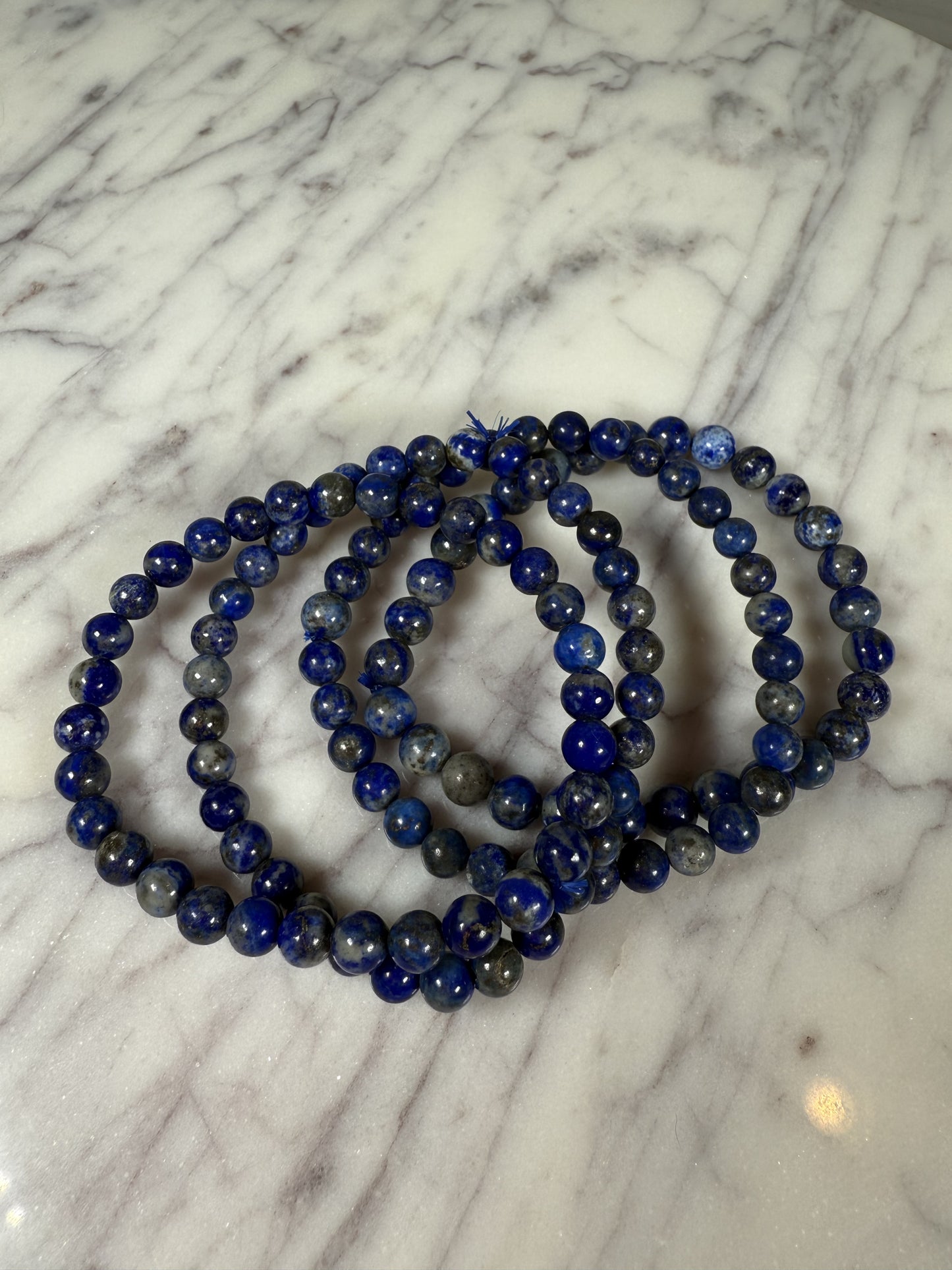 6mm Lapis Lazuli Bracelet