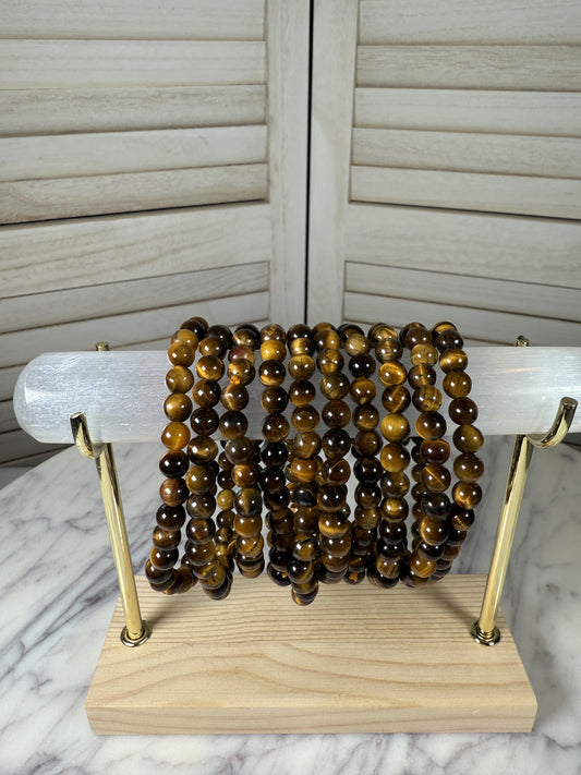 6mm Tiger's Eye Bracelet