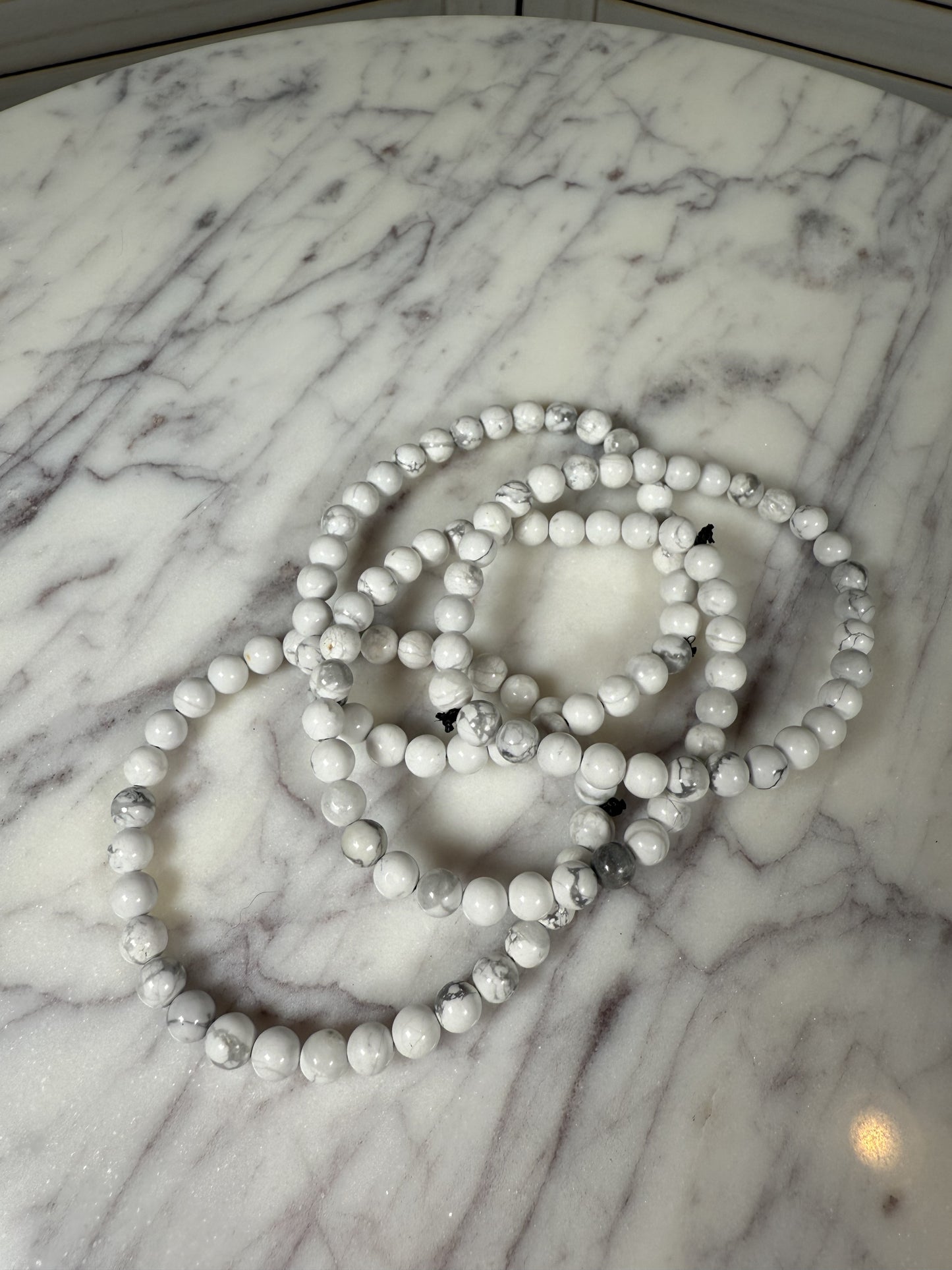 6mm Howlite Bracelet