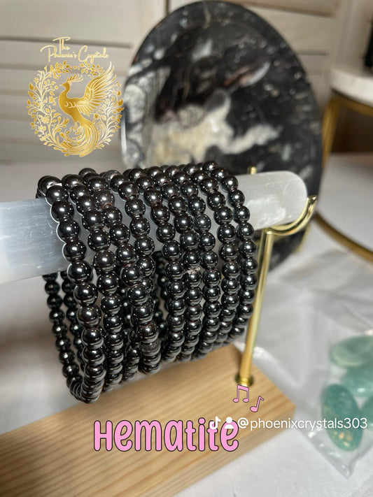 6mm Hematite Bracelet