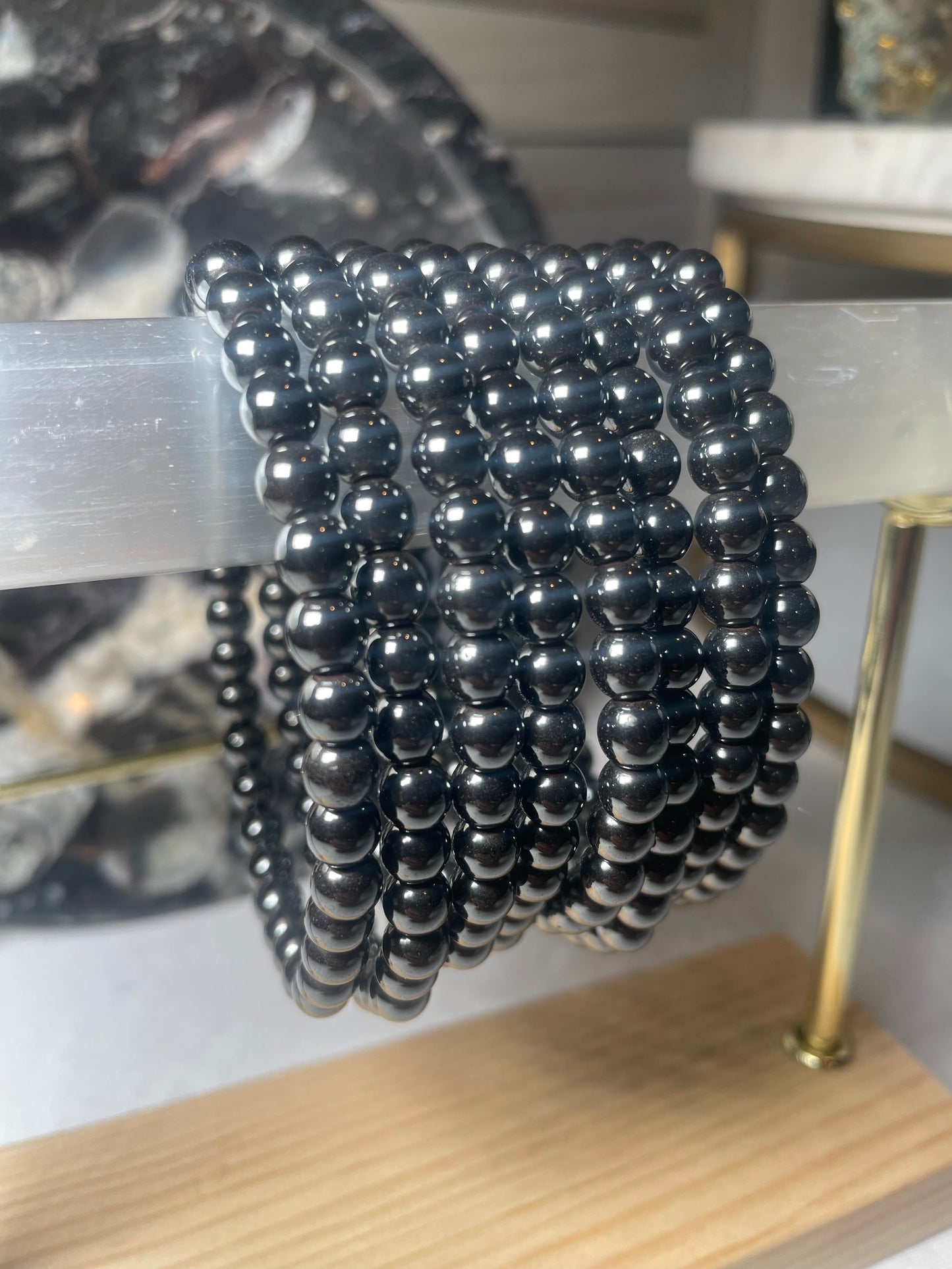 6mm Hematite Bracelet