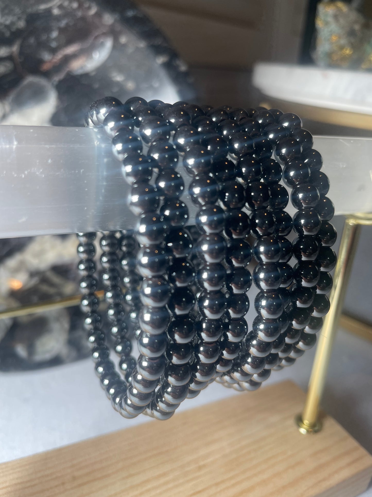 6mm Hematite Bracelet