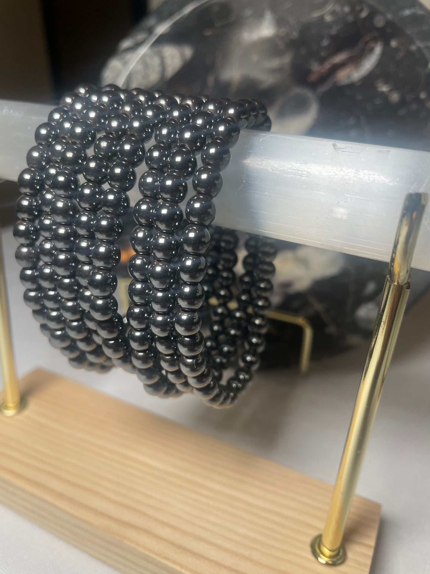 6mm Hematite Bracelet