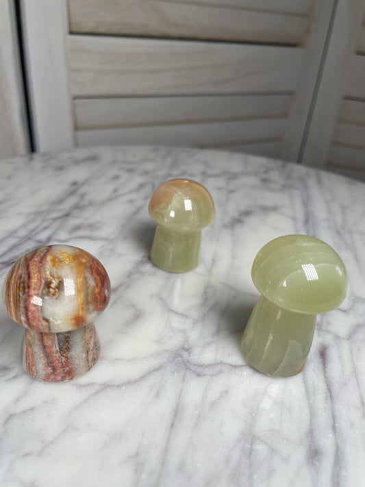 Onyx Mushroom Figurine