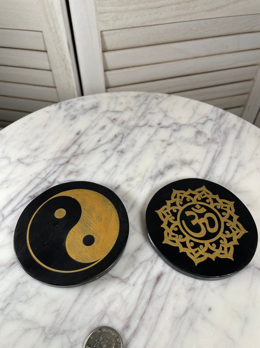 Black Obsidian Plates