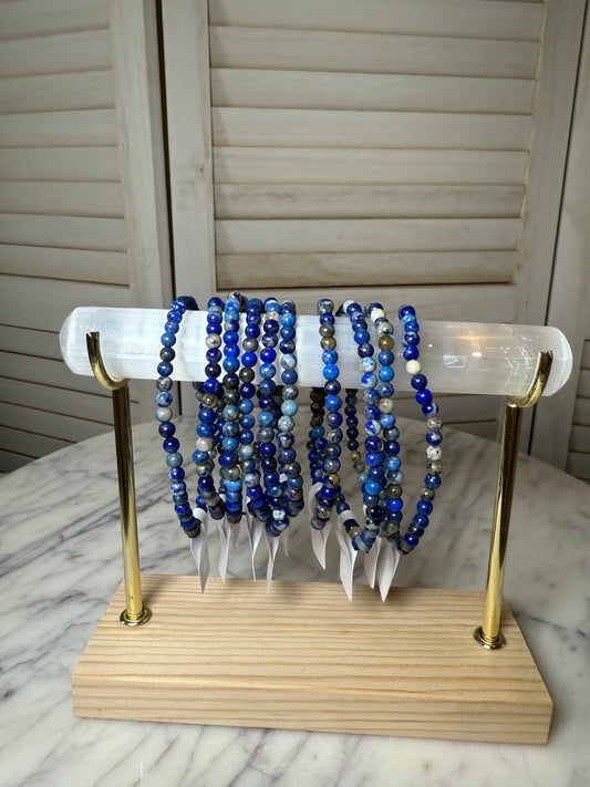 4mm Lapis Lazuli Bracelet