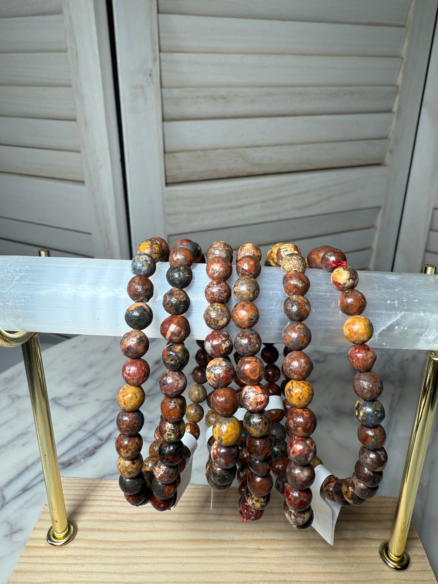 6mm Polychrome Jasper Bracelet