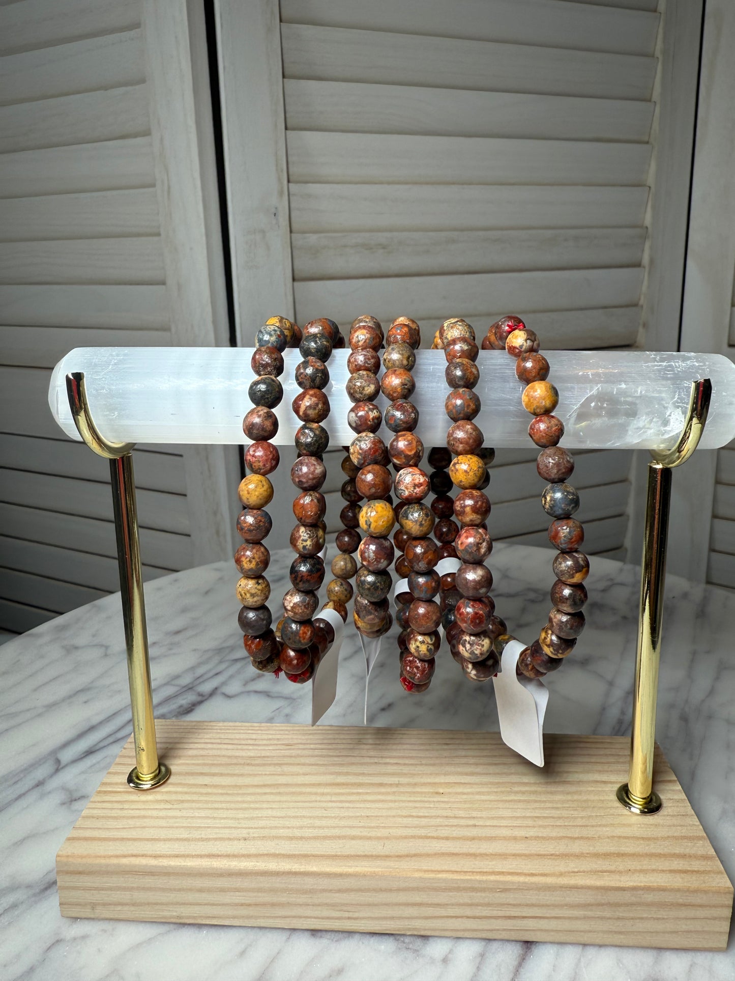 6mm Polychrome Jasper Bracelet