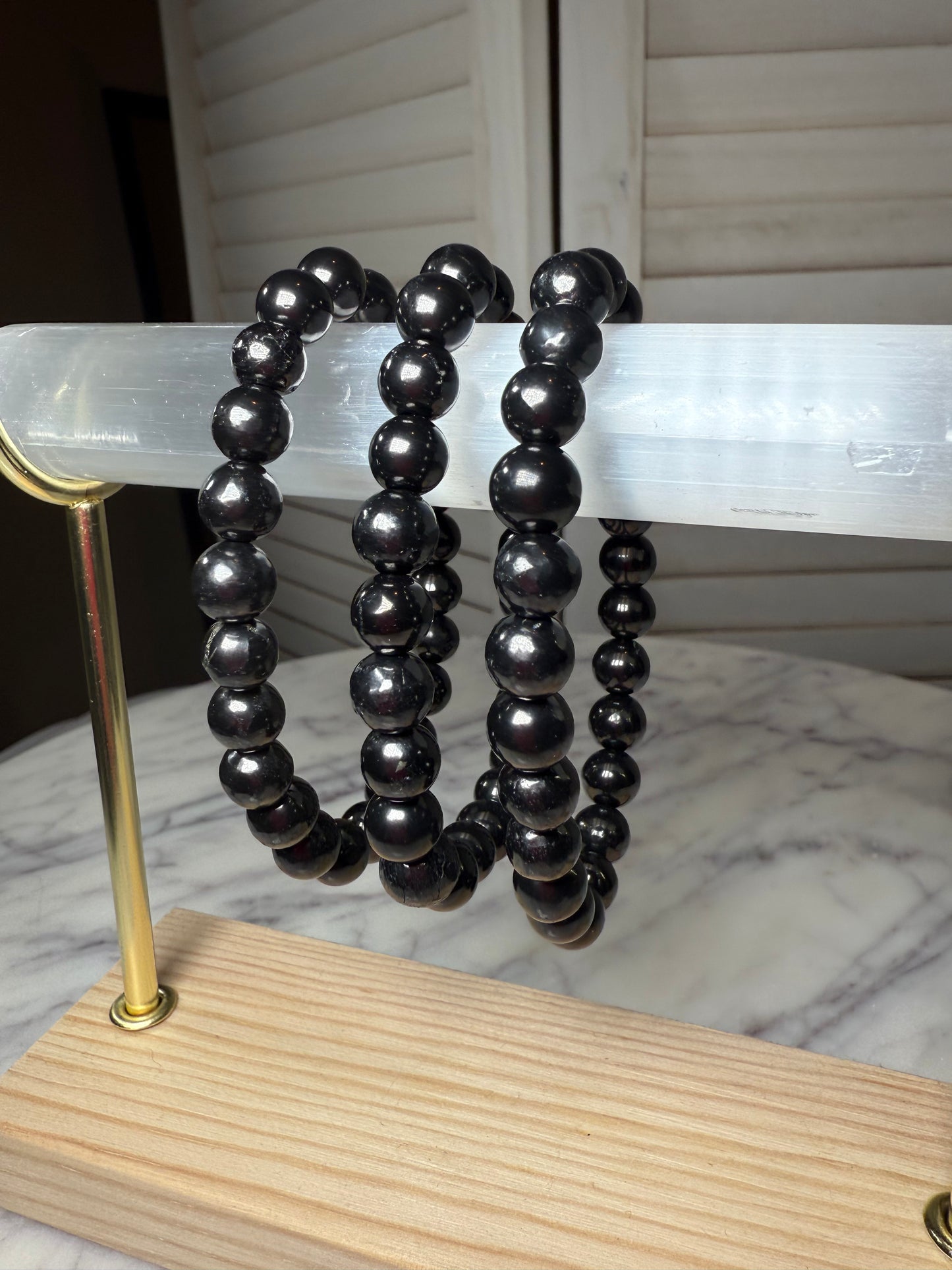 8mm Shungite Bracelet