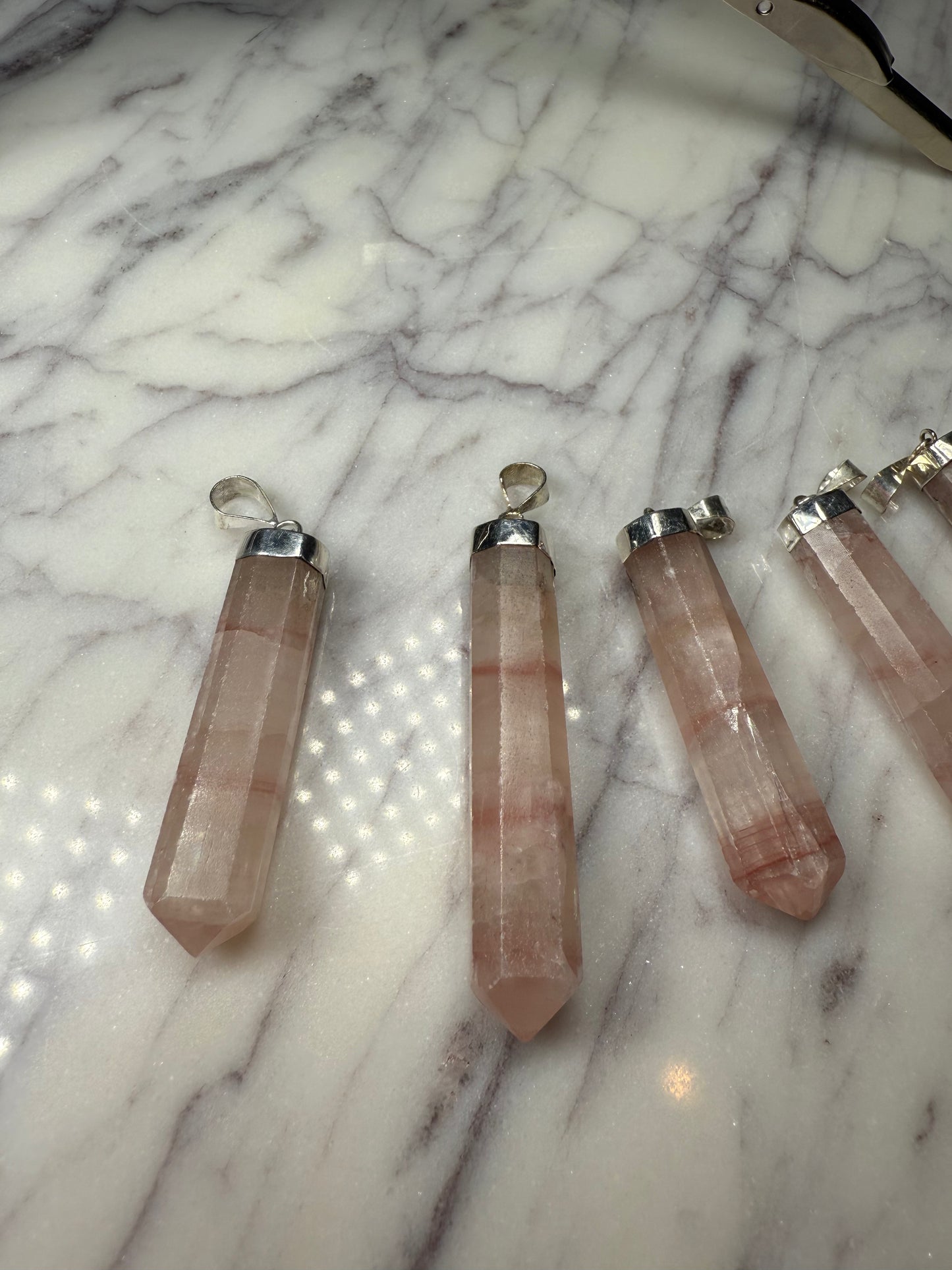 Pink Calcite Pendant