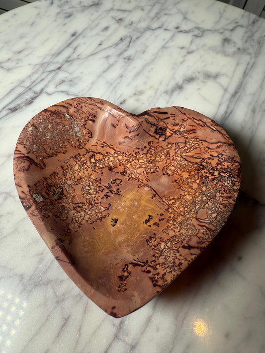 Mookaite Heart Dish