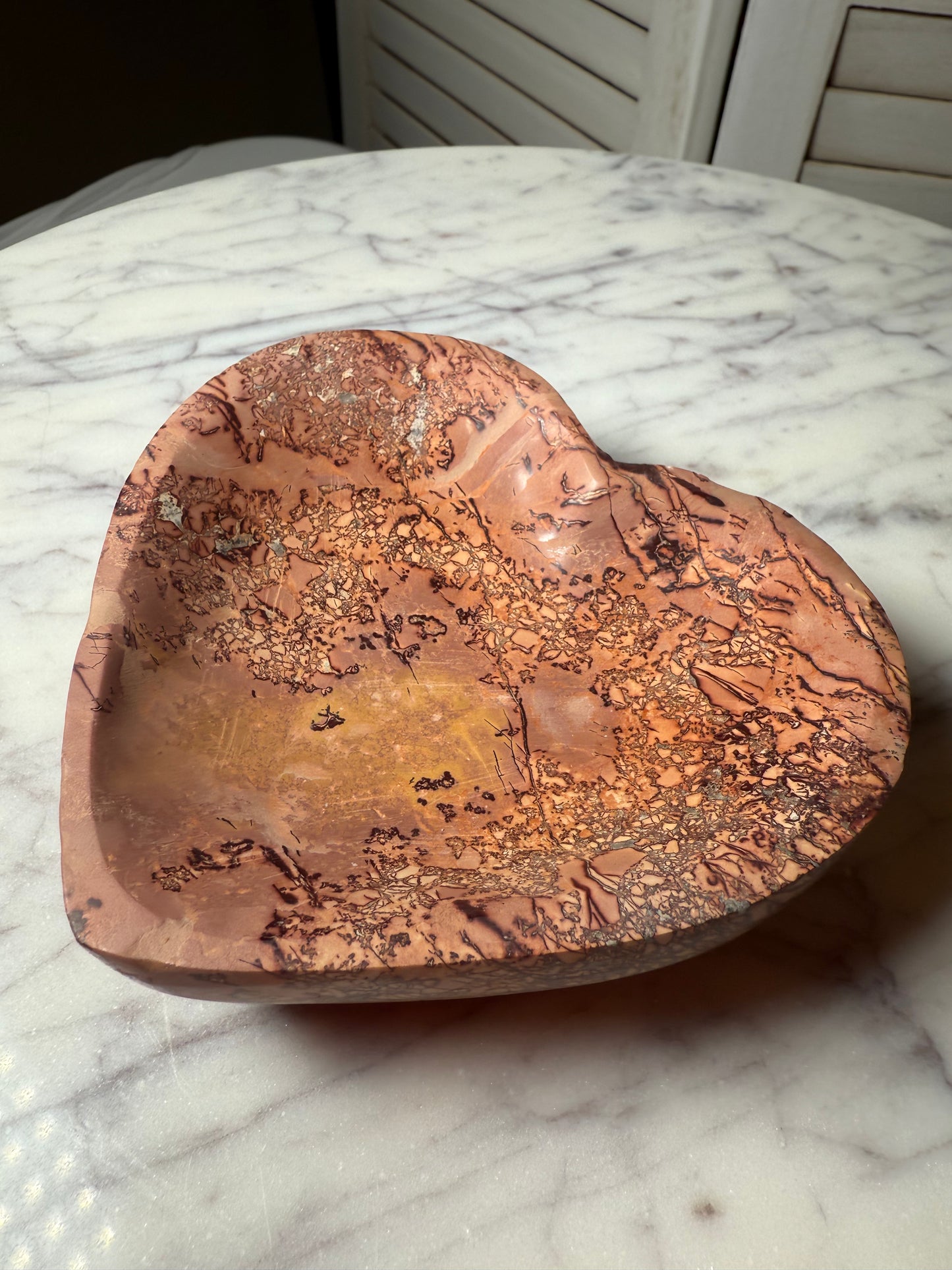 Mookaite Heart Dish