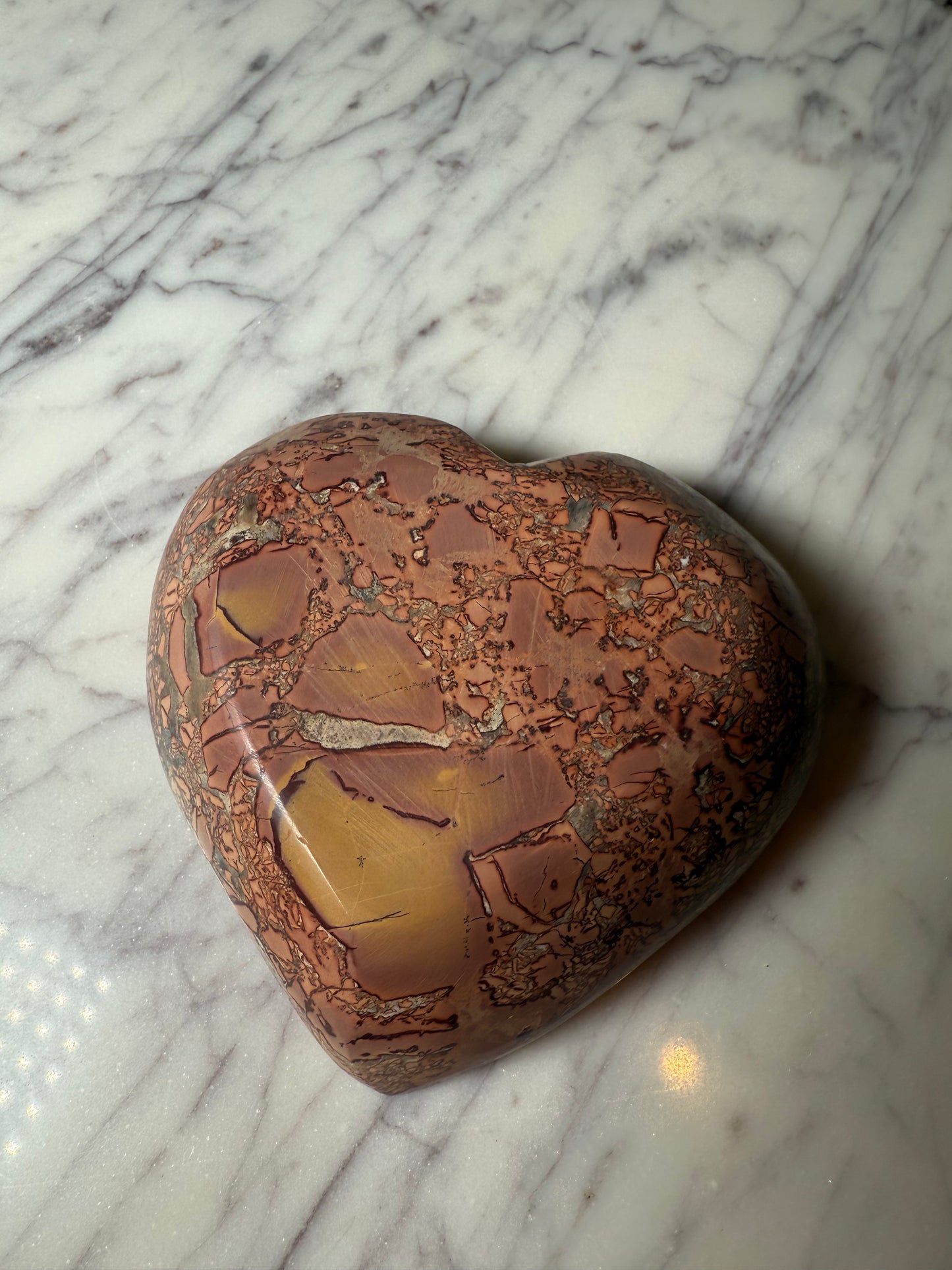 Mookaite Heart Dish