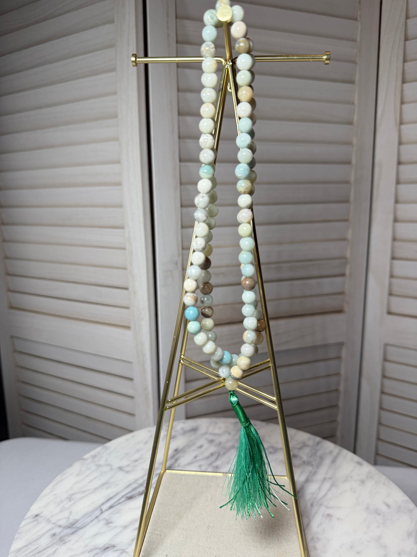 Amazonite Mala Necklace