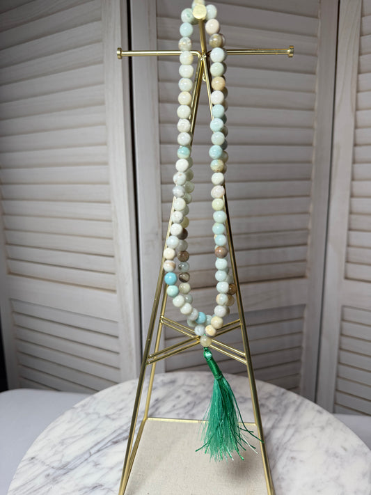 Amazonite Mala Necklace