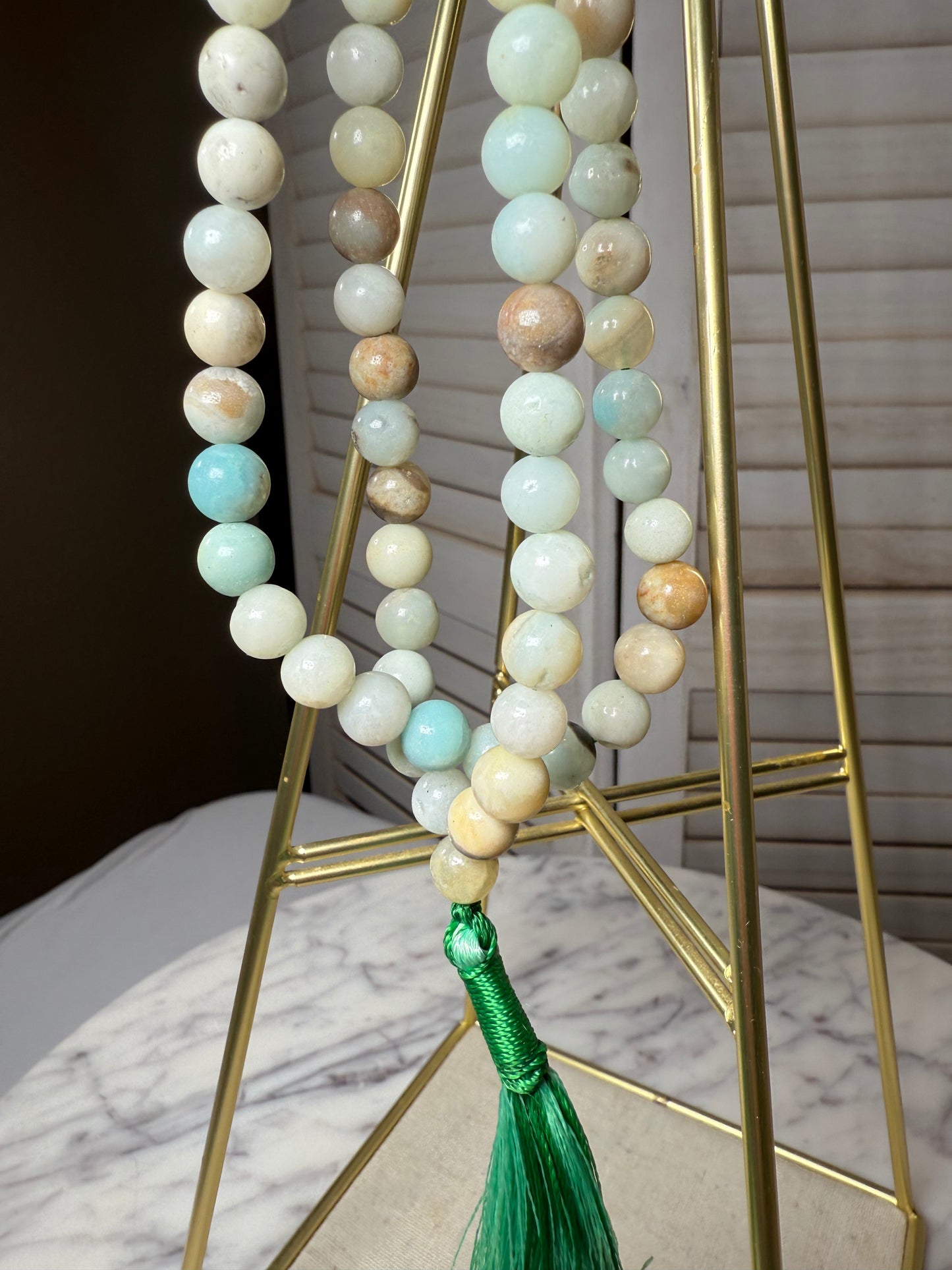Amazonite Mala Necklace