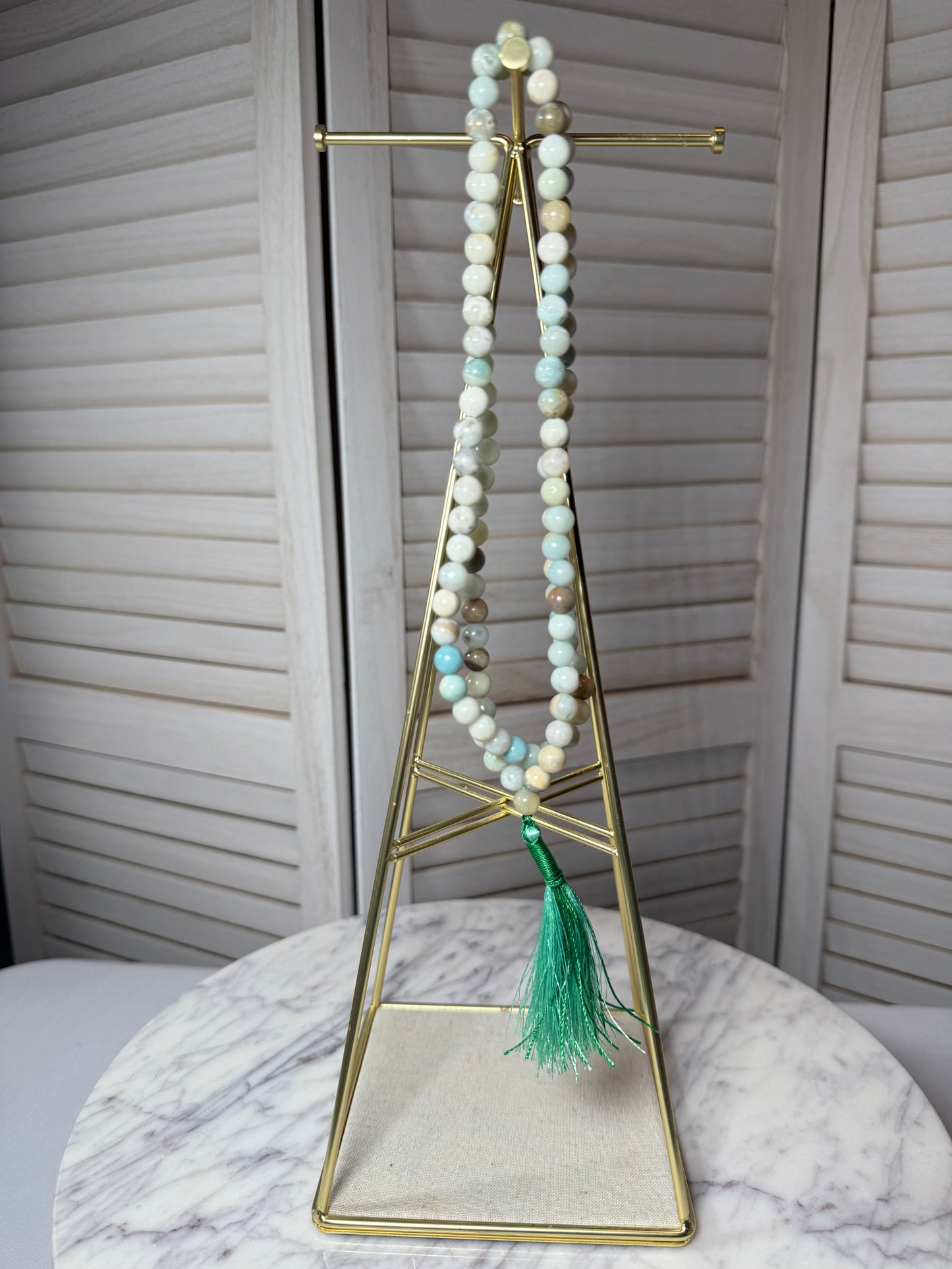 Amazonite Mala Necklace