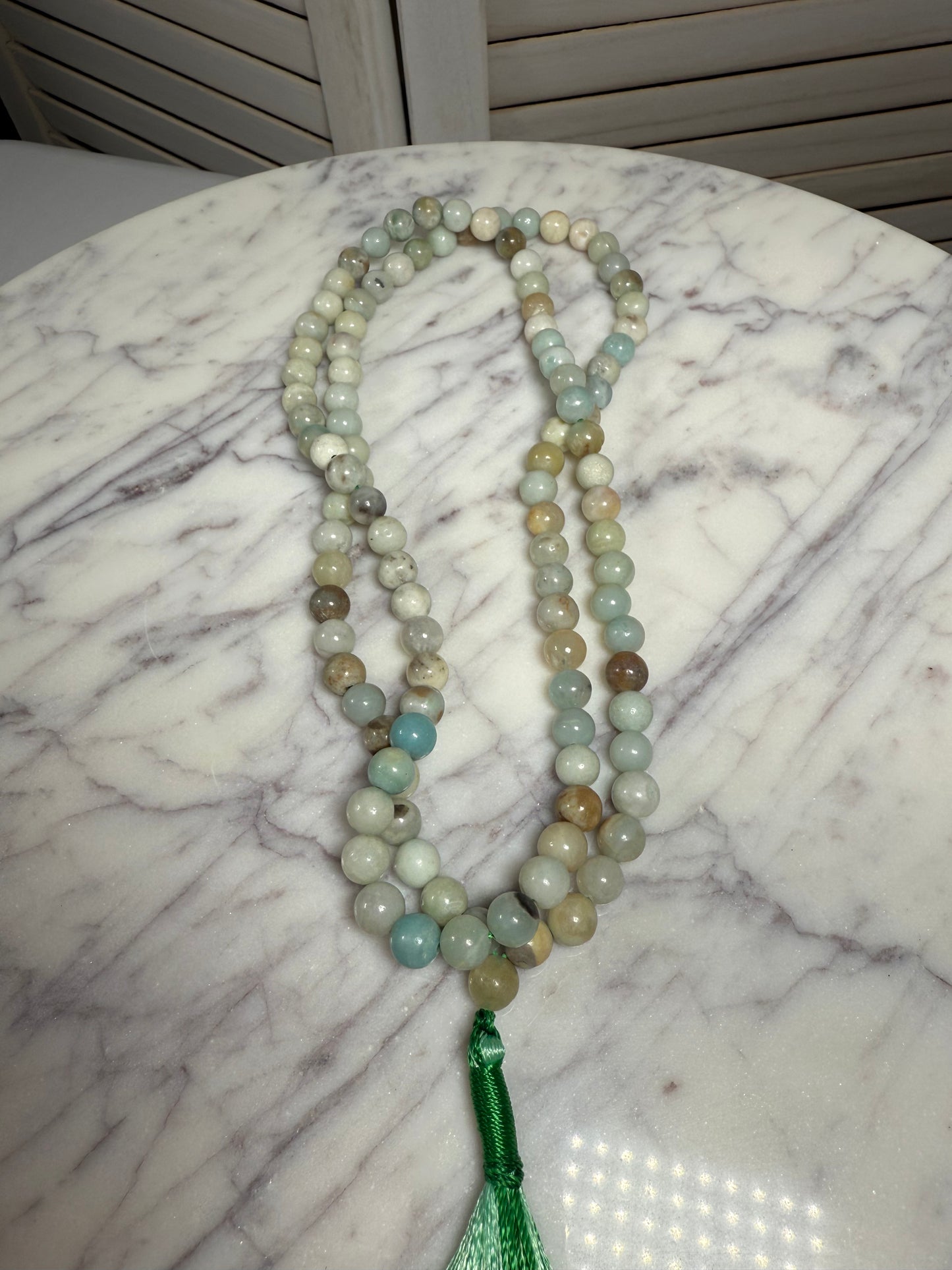 Amazonite Mala Necklace