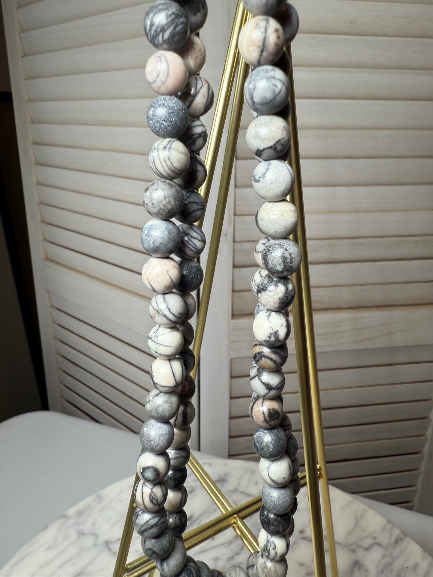 Dream Jasper Mala Necklace