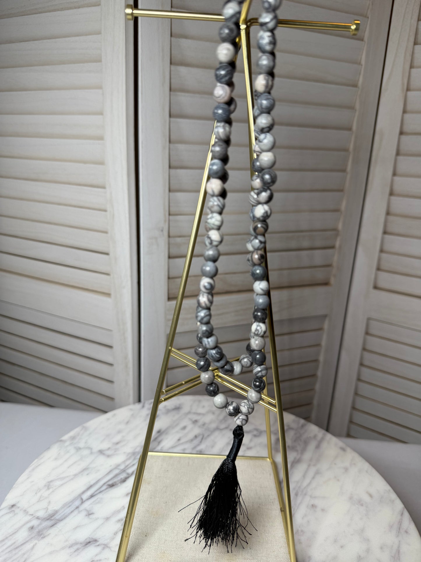 Dream Jasper Mala Necklace
