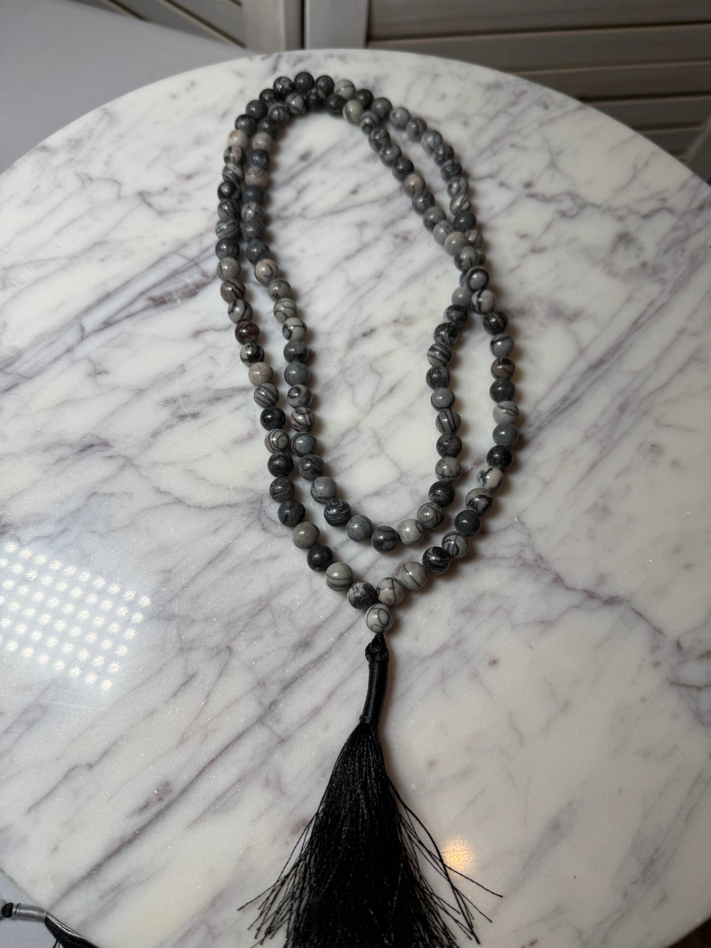 Dream Jasper Mala Necklace
