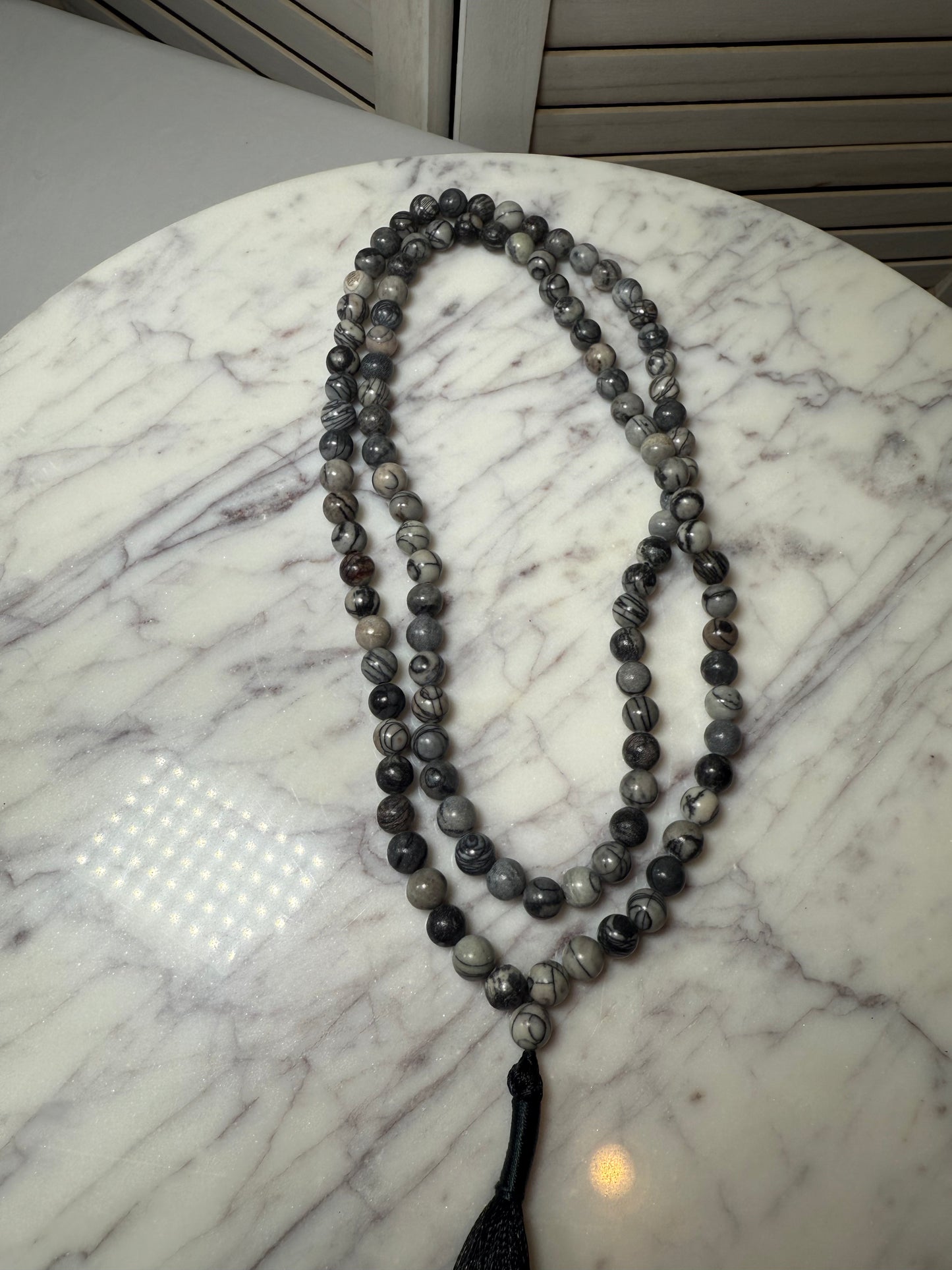 Dream Jasper Mala Necklace