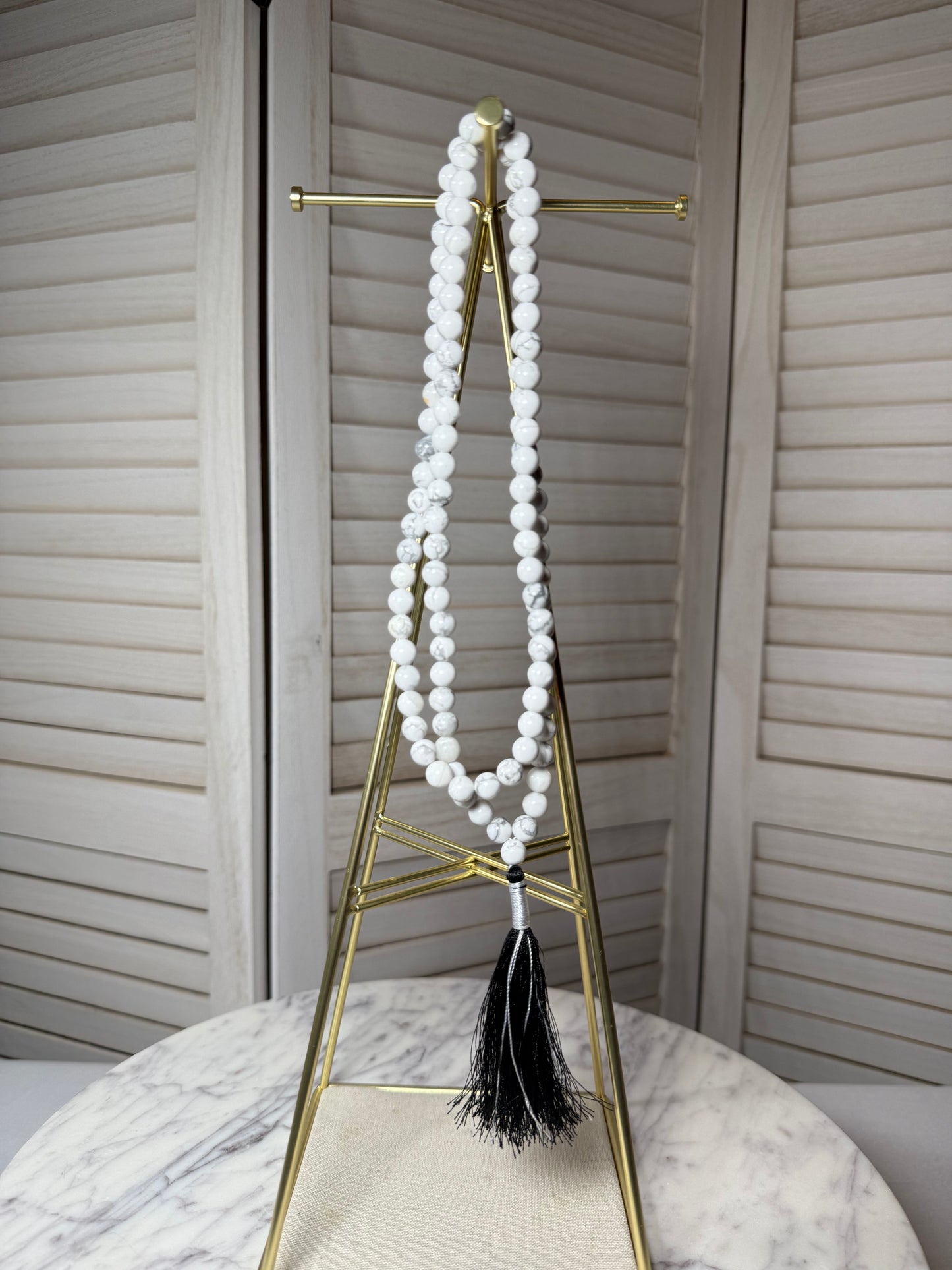 Howlite Mala Necklace