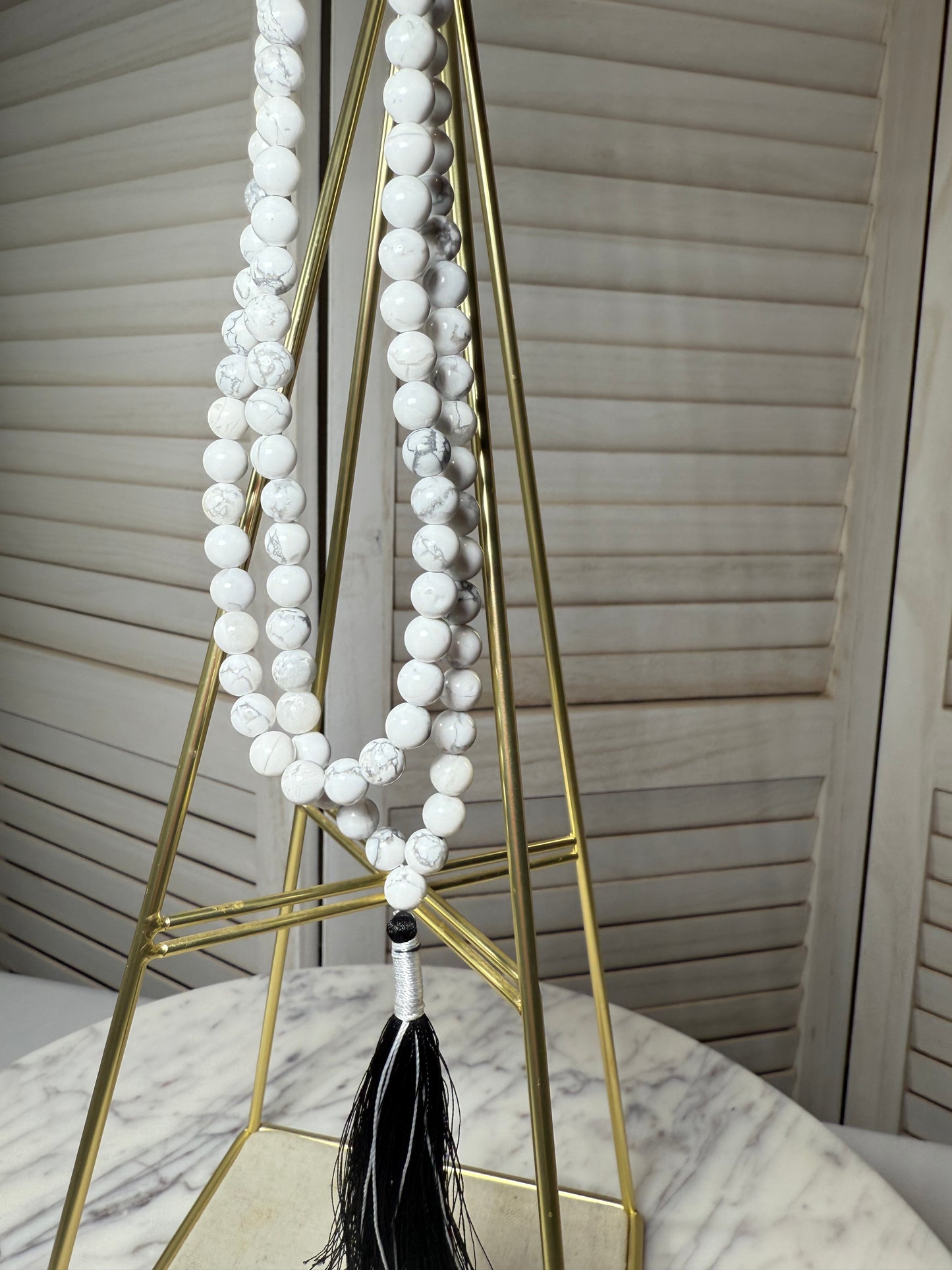 Howlite Mala Necklace