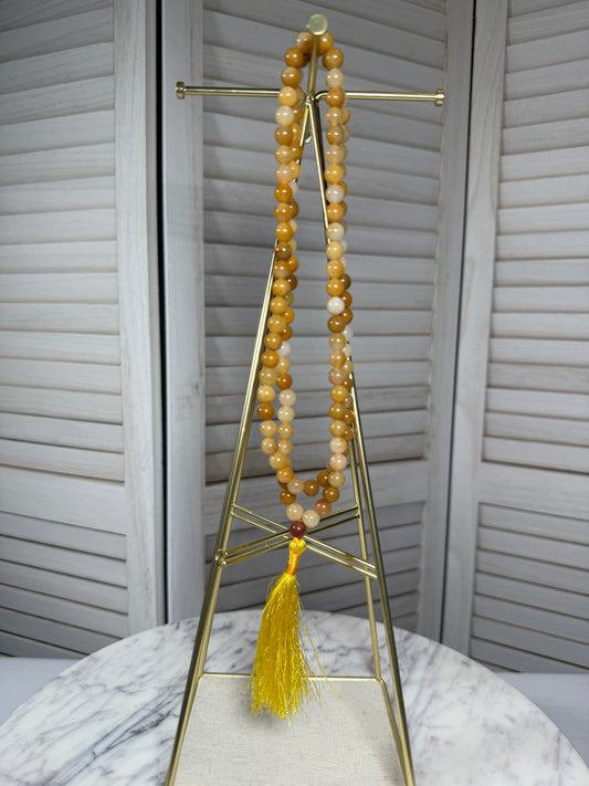 Golden Healer Mala Necklace