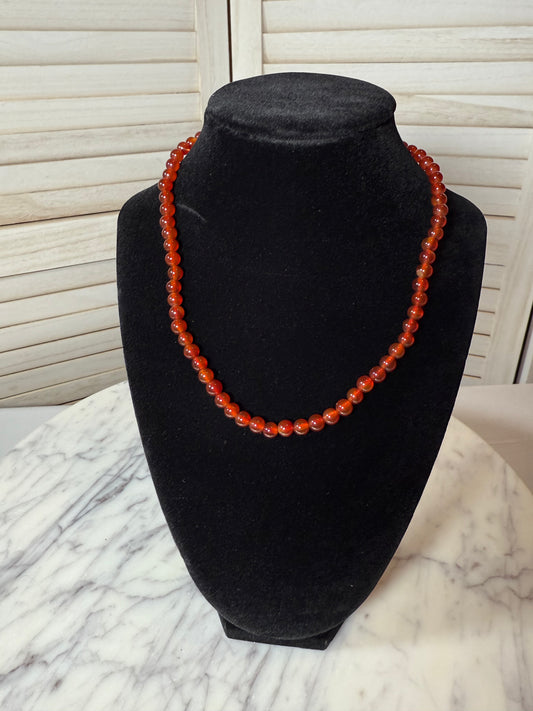 Red Onyx Choker