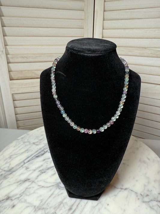 Rainbow Fluorite Choker