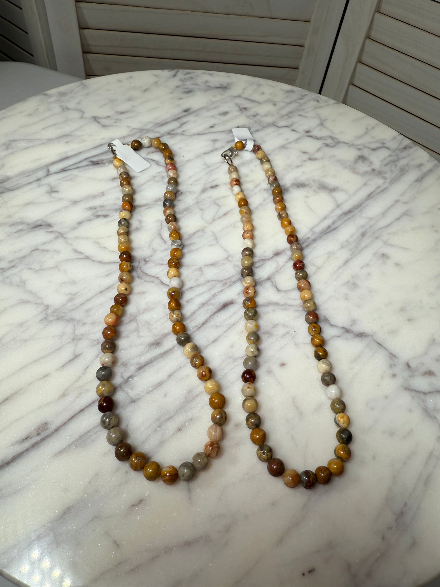 Crazy Lace Agate Choker